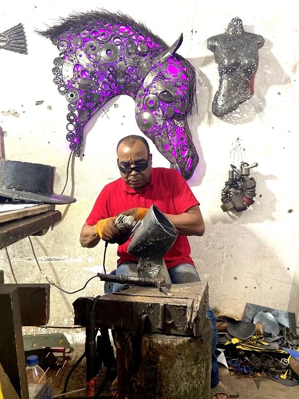 Lhassan haddad sculpteur metal