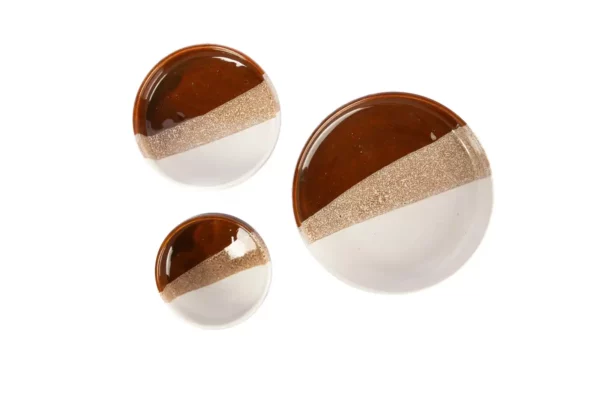 lot de 3 assiettes 3 coleurs